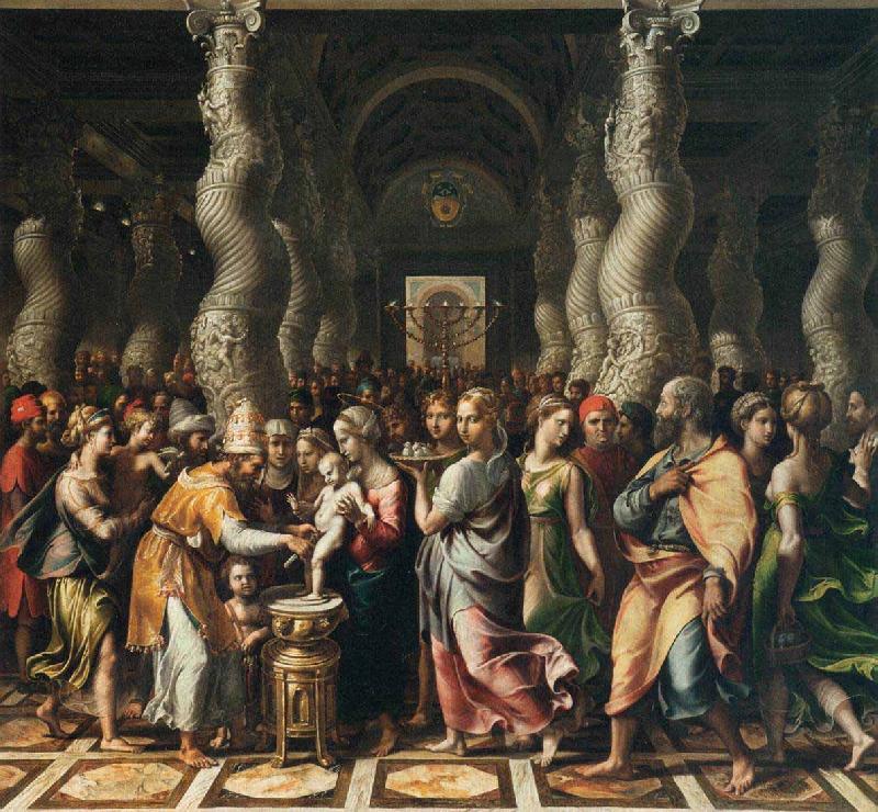 Giulio Romano The Circumcision Norge oil painting art